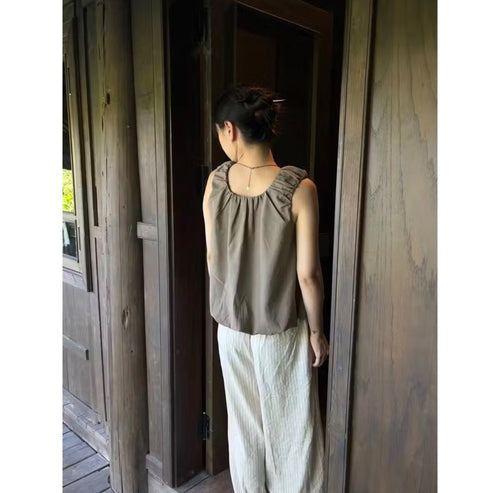 Bí A-Line Linen Top