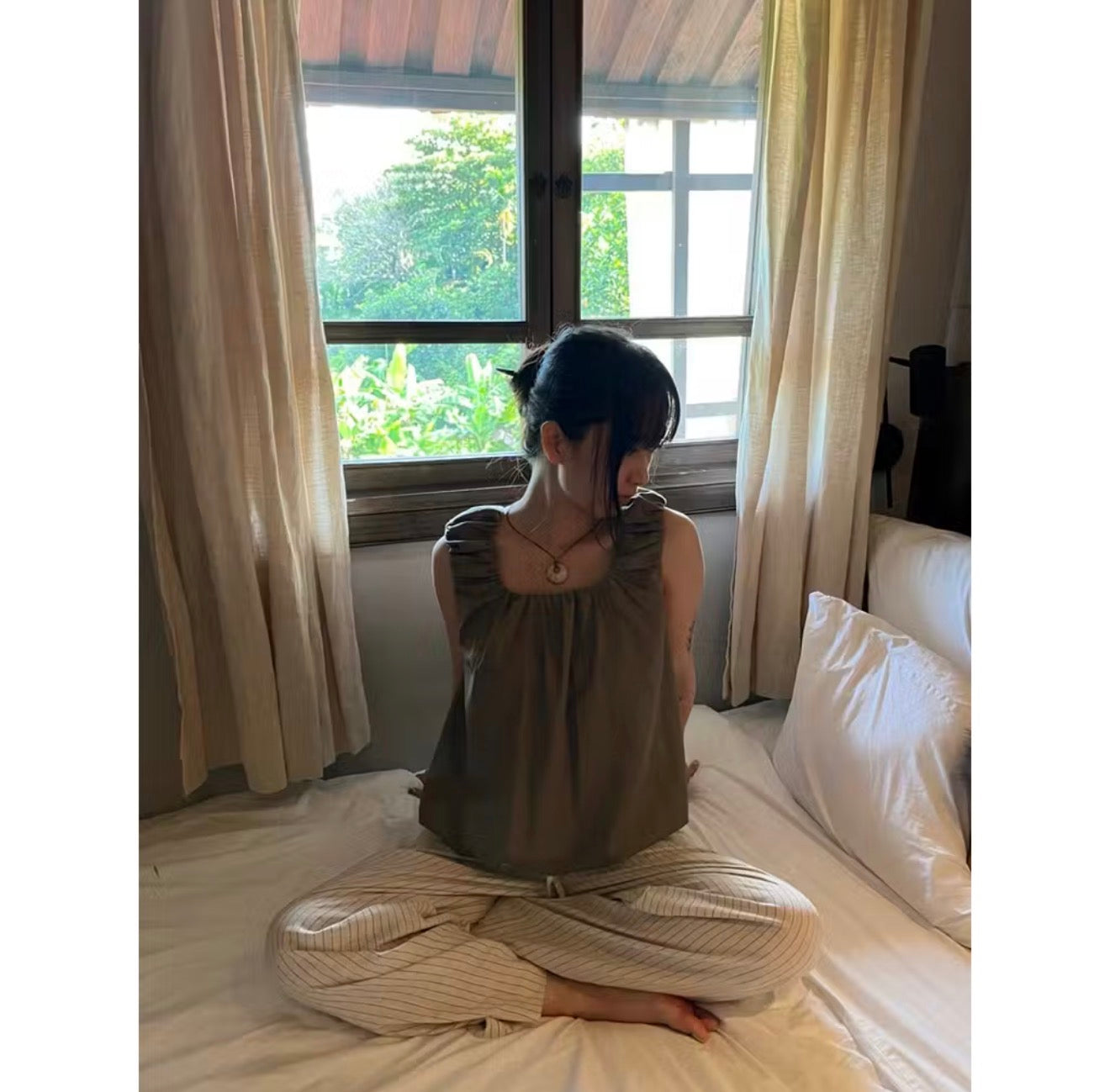Bí A-Line Linen Top