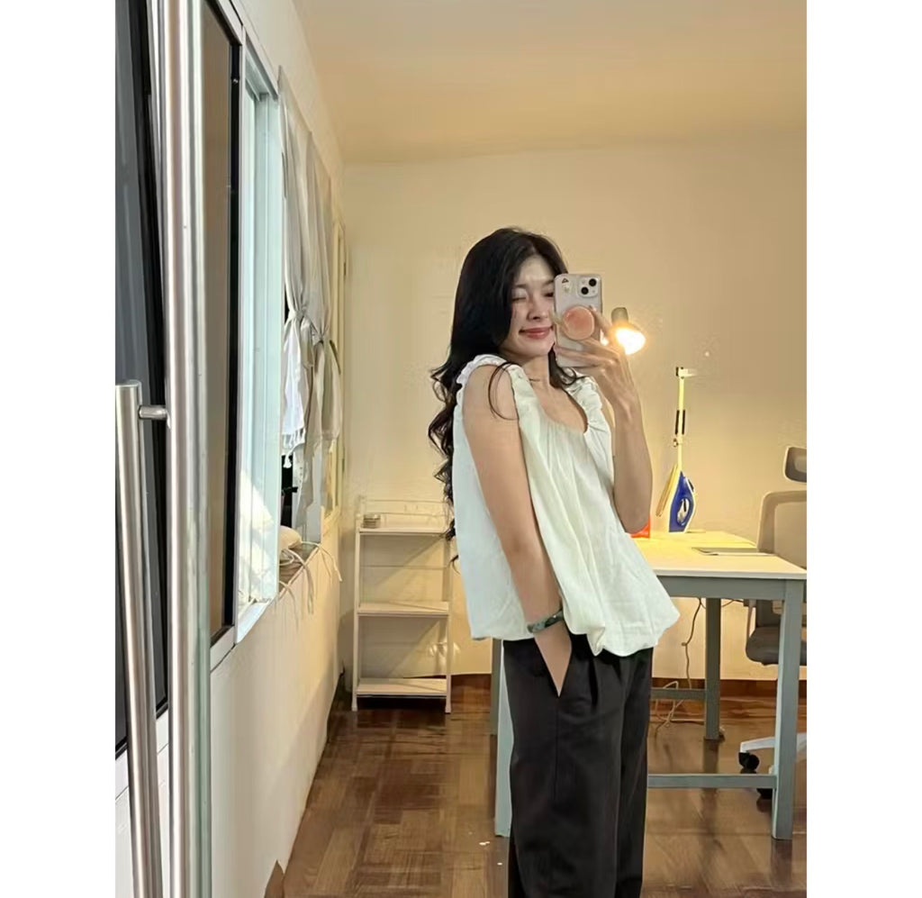 Bí A-Line Linen Top