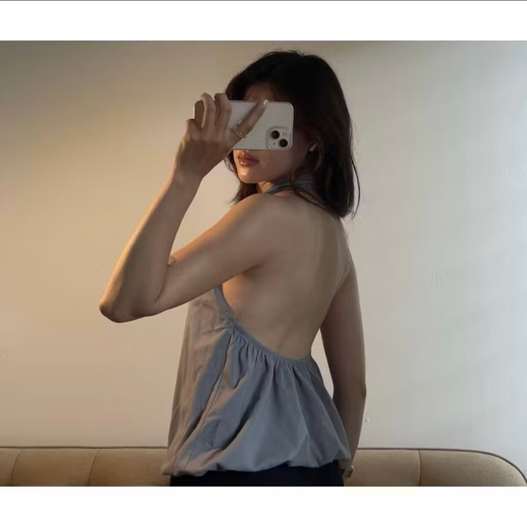 Nudo Linen Halter Top