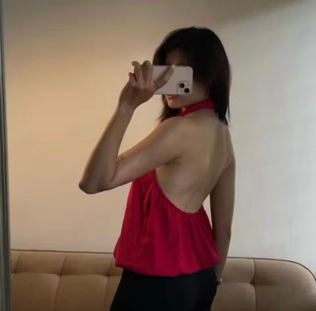 Nudo Linen Halter Top