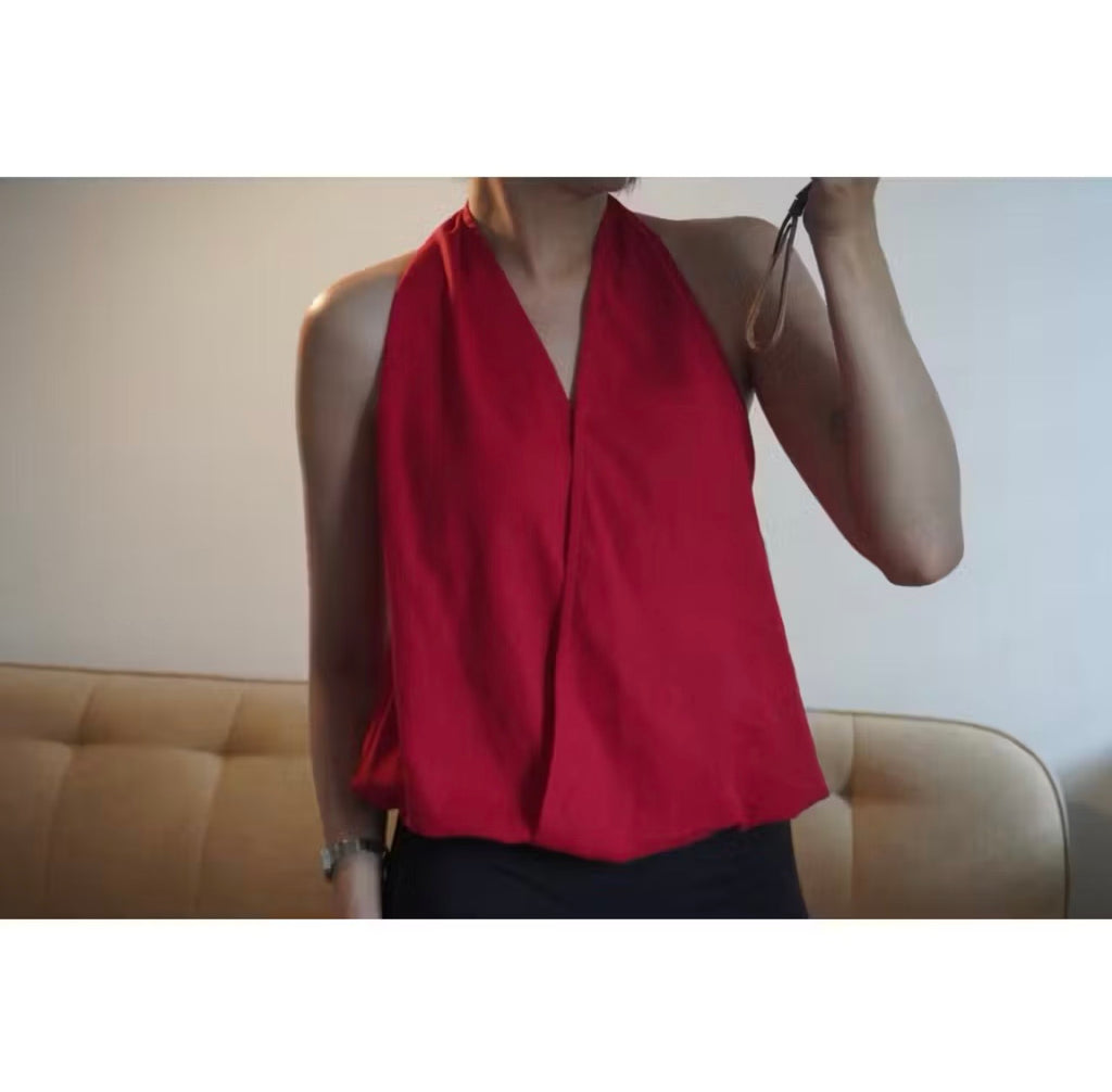 Nudo Linen Halter Top