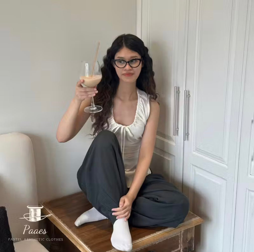 Bali Linen Drawstring Top