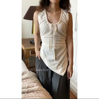 Bali Linen Drawstring Top