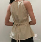 Halter Linen Top