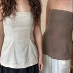 Lyly Linen Tube Top