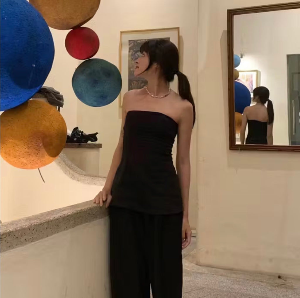 Lyly Linen Tube Top