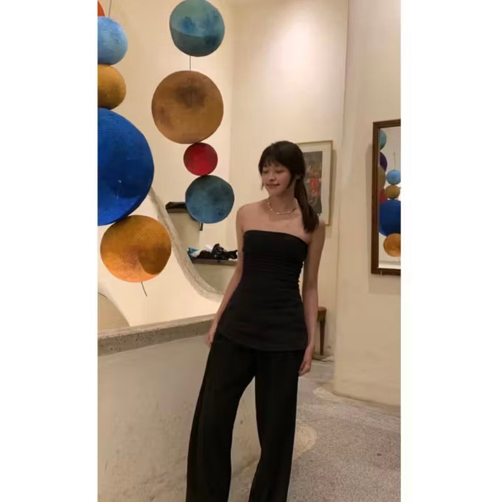 Lyly Linen Tube Top