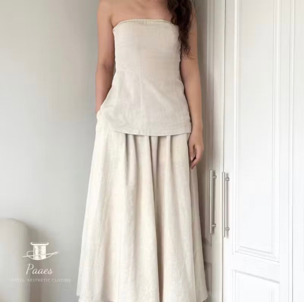 Thơ Linen Skirt