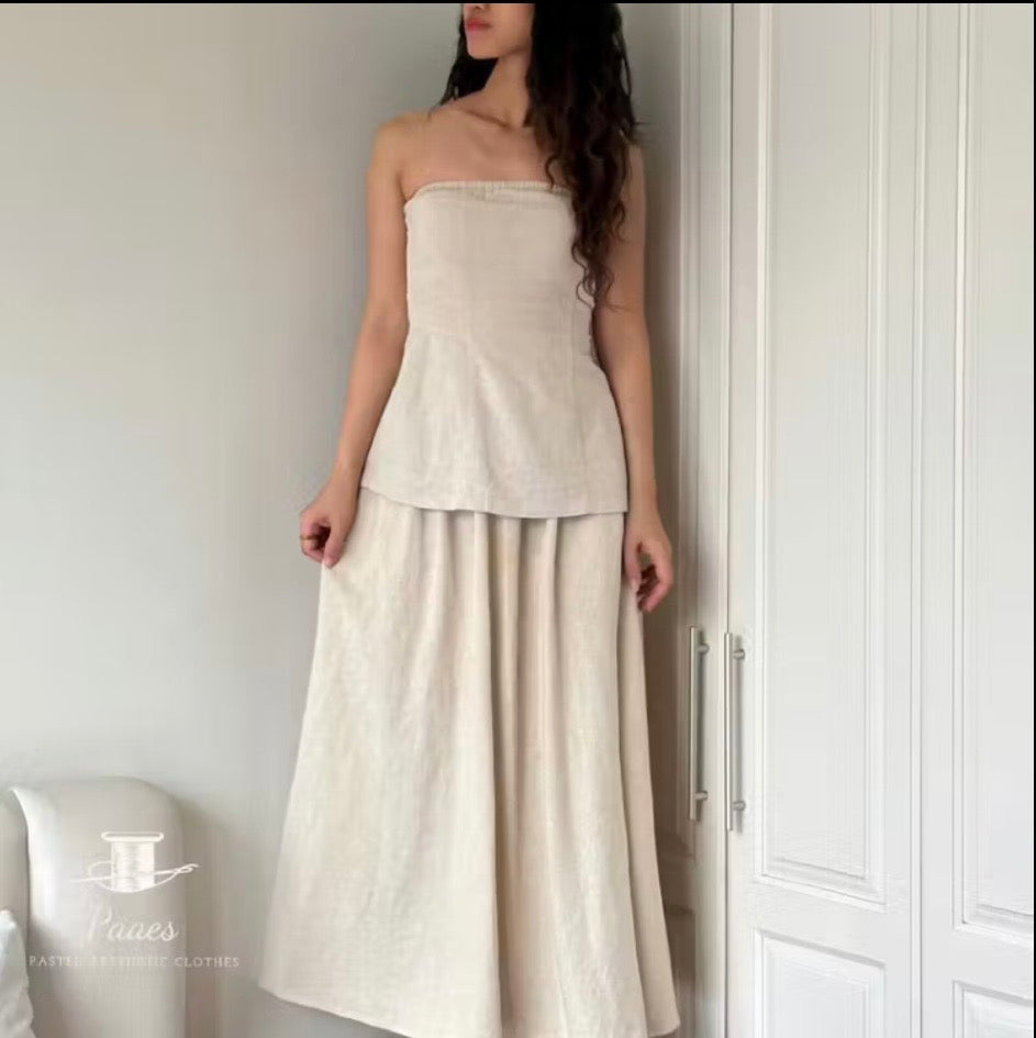 Thơ Linen Skirt