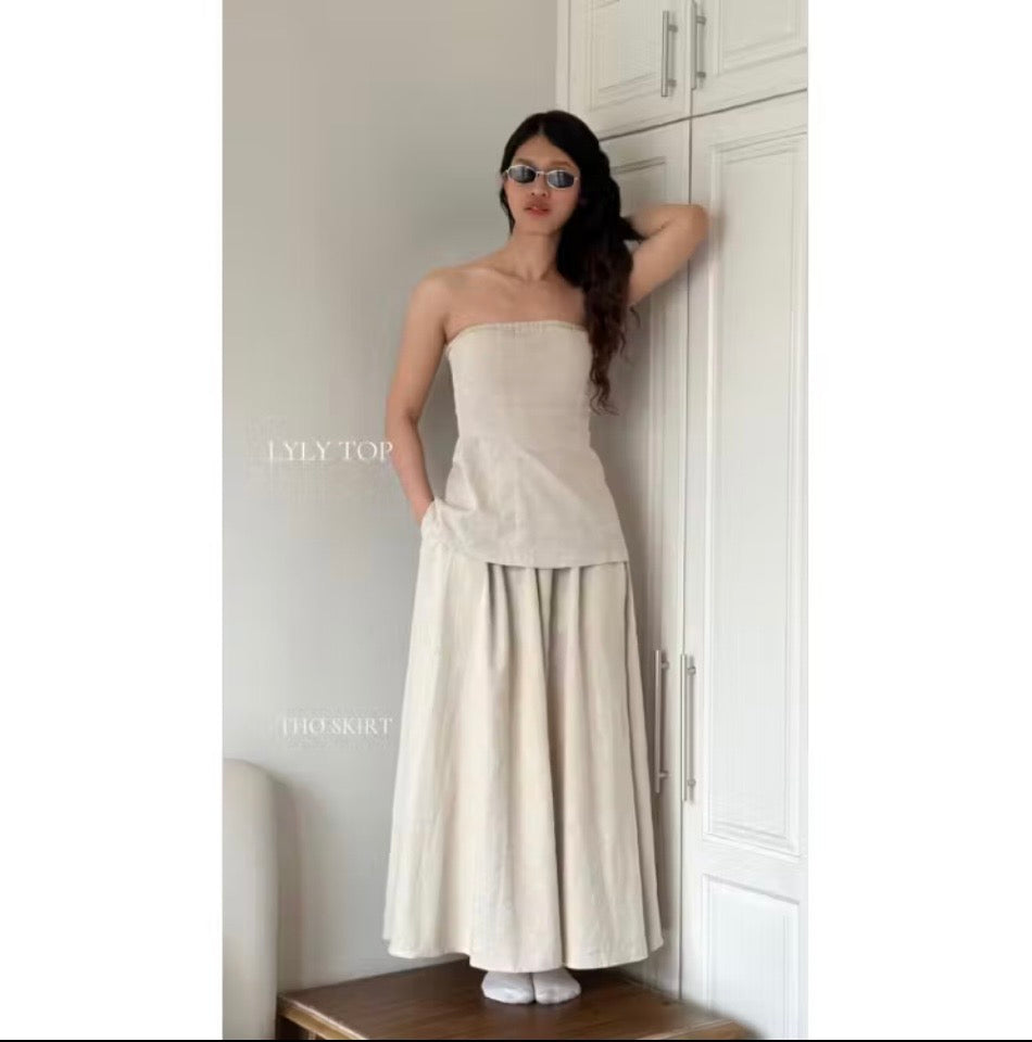 Thơ Linen Skirt